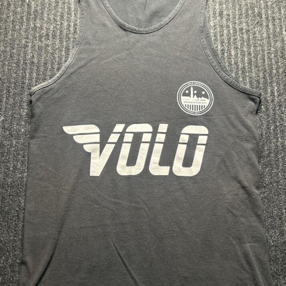Men's Grey and Black Vest